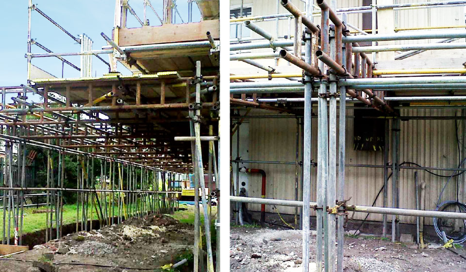 Abbey Court ISG development manchester gorton cladding insulation refurbishment scaffolder