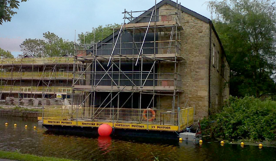 Aldcliffe road renovation canal side luxury homes development lancaster uk