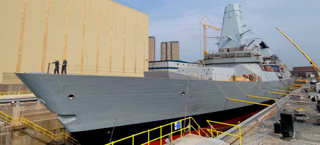 BAE Systems anti air warfare destroyer glasgow royal navy enigma