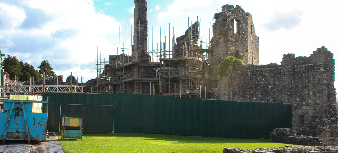 Coity castle restoration cadw refurbishment conservation john weaver 4