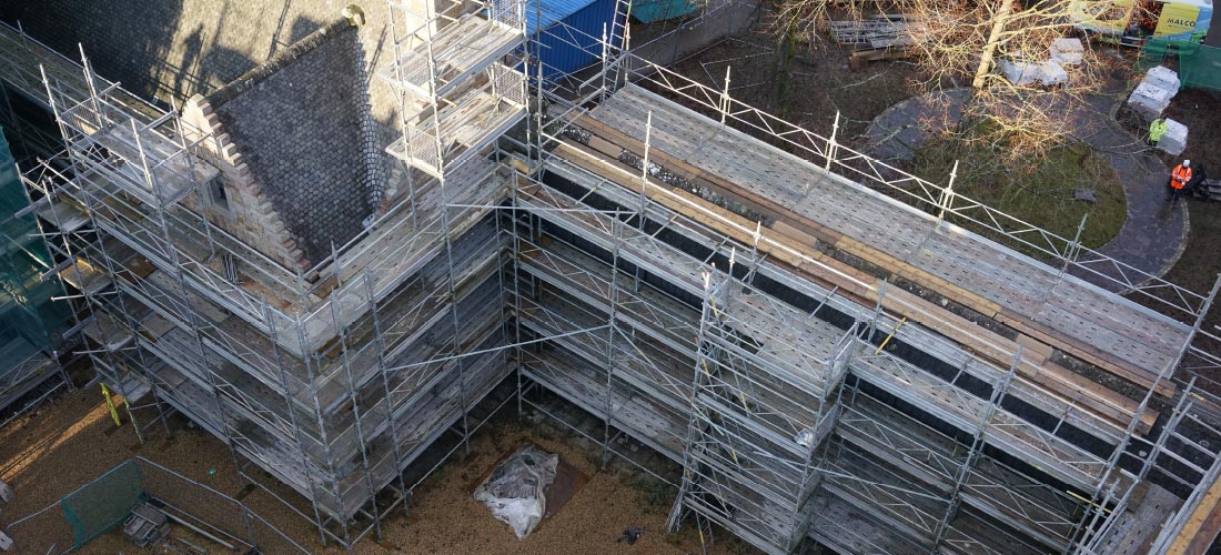 Dean Castle scotland renovation cbc stone lottery funding kilmarnock scaffold hire enigma uk cbc stone