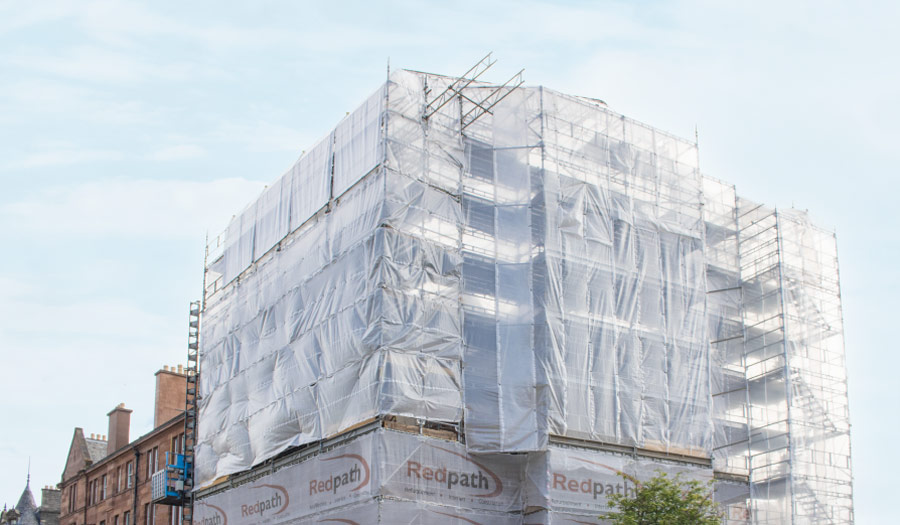 Encapsulation Case Studies demolition temporary access scaffolding projects library enigma uk