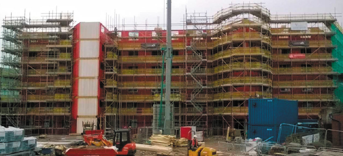 Fylde court UCLAN student accommodation lancashire university preston construction