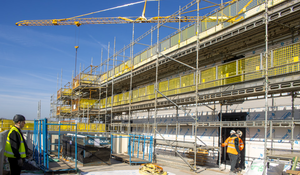 GK-Construction-Christie-Road-Manchester-Southway-Housing-HAKI-System-scaffold-contract-scaffolding-service-Images-5