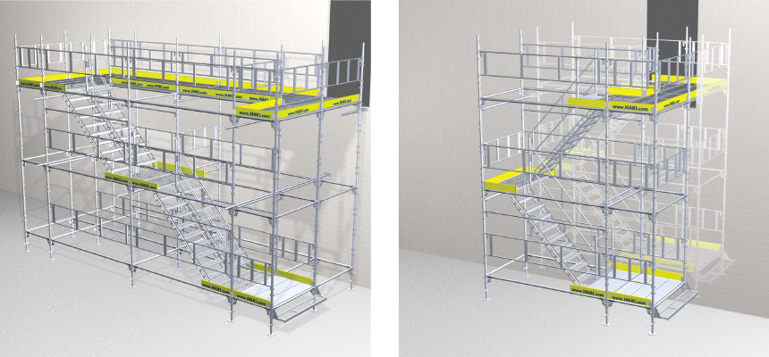 HAKI-Stair-Tower-modular-system-scaffolding-compact-enigma-industrial-services HAKI Stair Tower modular system scaffolding compact enigma industrial services