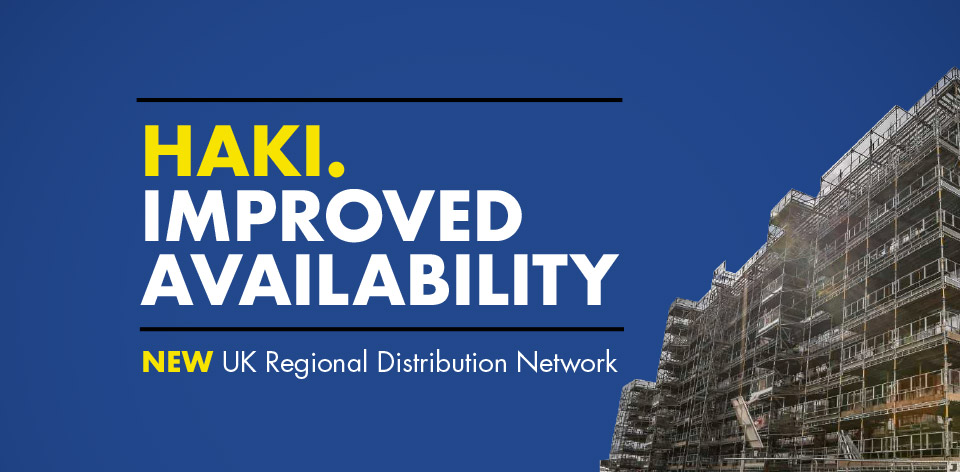 HAKI scaffolding Partnership enigma uk distribution network sales hire support design service