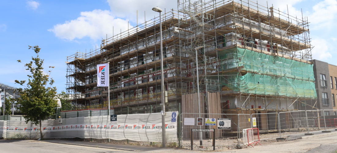 Hengrove Park Urban Quarter Bristol k2 scaffolding kwikstage scaffold kier living enigma access tower