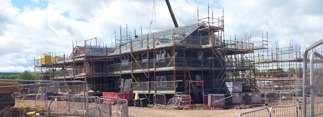 House Building regional property developments scaffolding encapsulation enigma