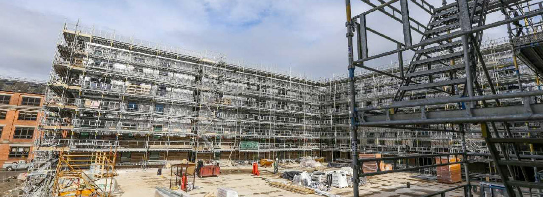 House Building scaffolding enigma industrial services nationwide coverage contract hire