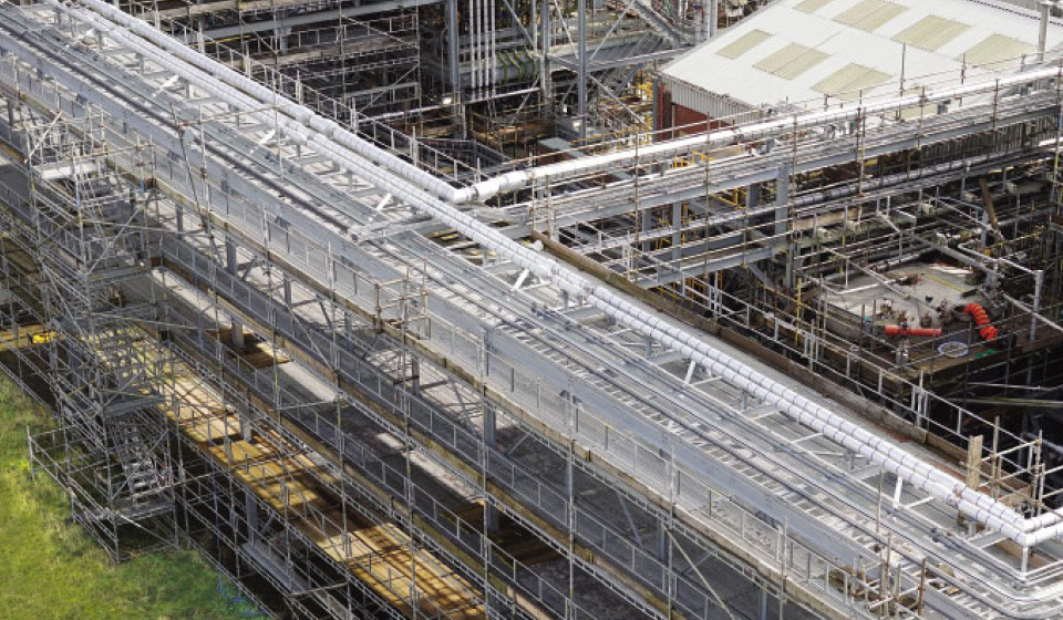 Industrial Scaffolding 1 petrochemical chemical manufacturing food production uk