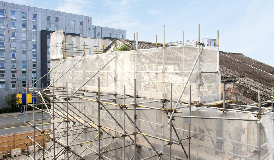 Liverpool-Hope-University-Creative-Campus-2-Islington-scaffold-contract-scaffolding-service-Images-motion-picture-factory-creative-campus
