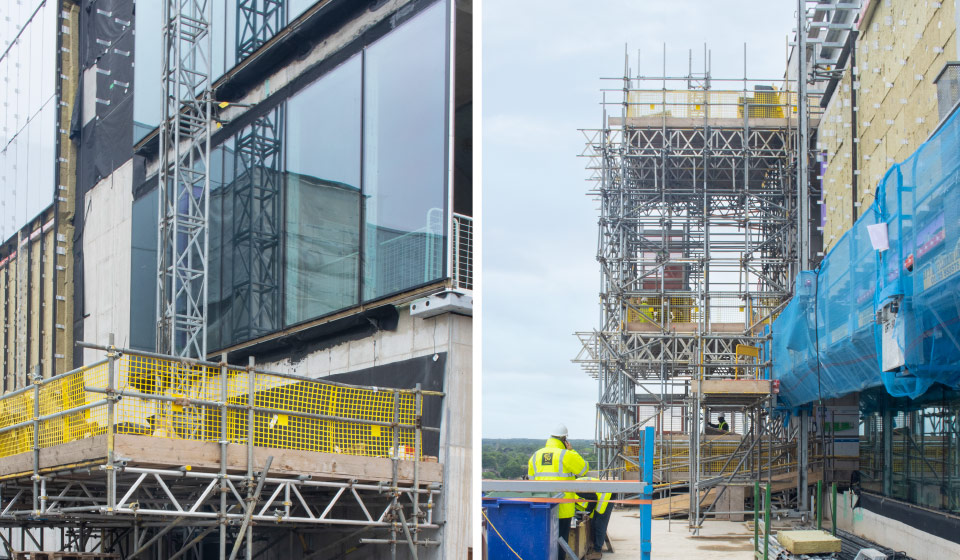 Manchester-cancer-research-christie-NHS-trust-scaffolding-enigma-img1
