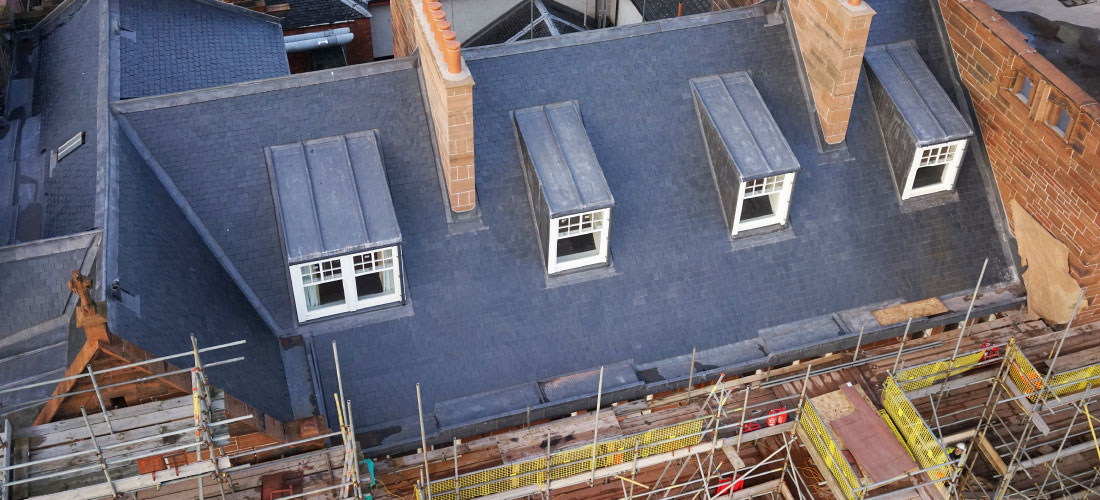 Marine Hotel Troon ayrshire hotel refurbishment restoration exterior roof facade scaffold