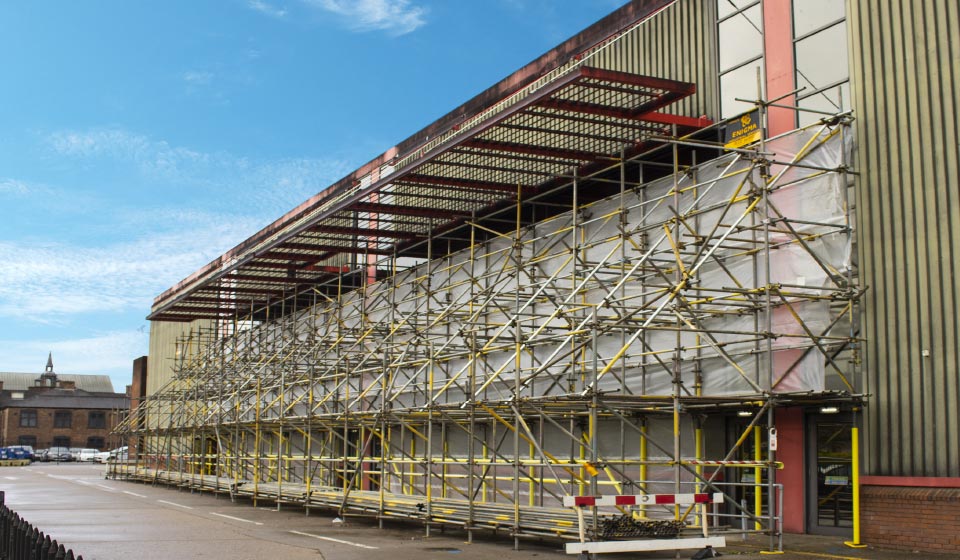 Molson Coors Brewery Burton On Trent bass charington scaffold maintenance access solutions