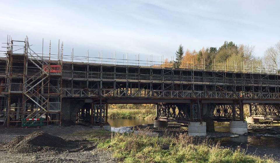 Old Tweed River Bridge selkirk scottish borders enigma industrial services glasgow
