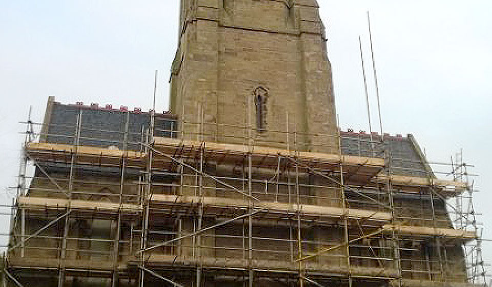 Parish Church Cupar heritage lottery stonework repair landmark engineering refurb