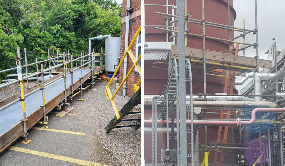 SI Group Images outage onsite maintenance works comah scaffolding