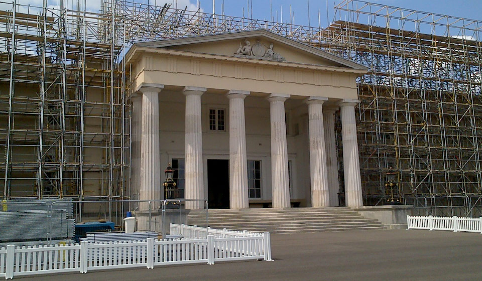 Sandhurst Military College haki roof system scaffold enigma industrial services nationwide
