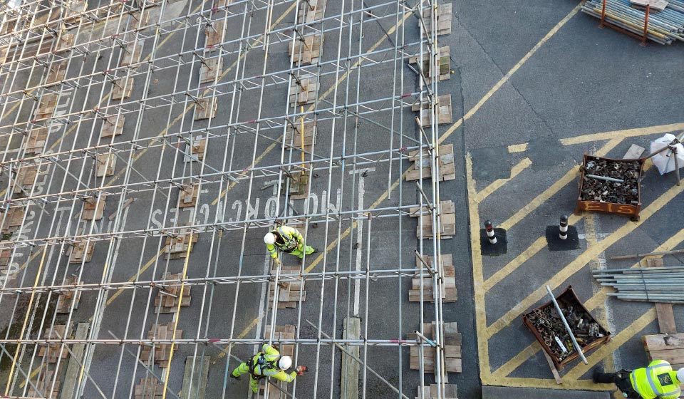 Sellafield nuclear facility onsite industrial services scaffolding enigma uk