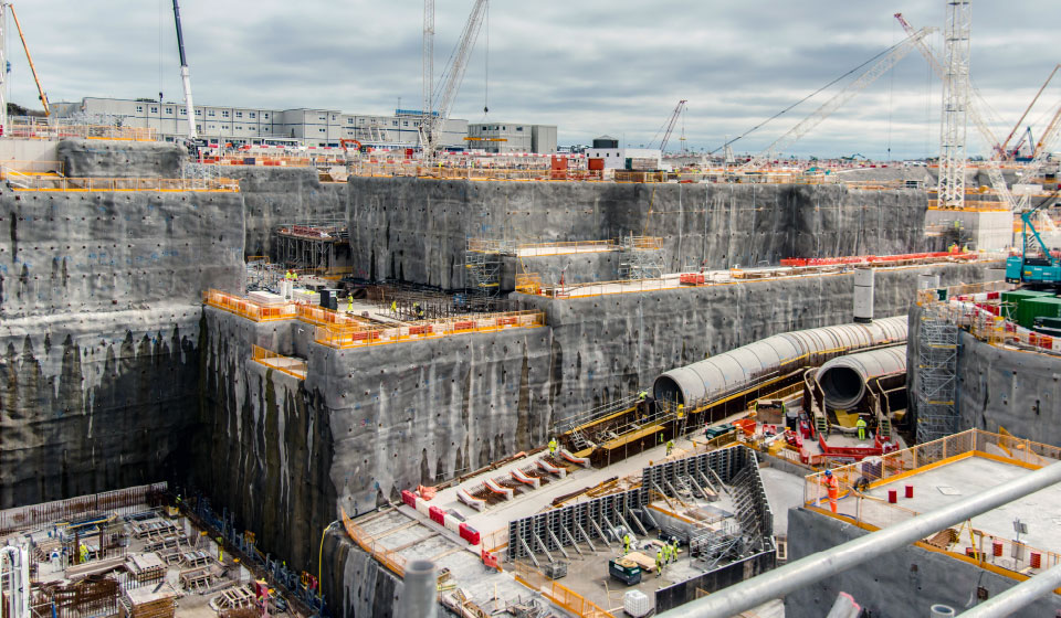 hinkley point c construction Socea Denys venture installation underground pipework