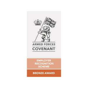 Armed Forces Covenant Certificate Enigma Industrial Services UK Bronze award