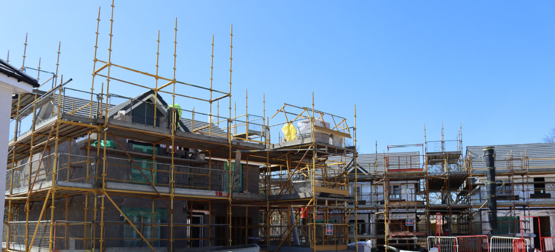 brackenhill view barratt homes property developers kwikstage scaffold enigma