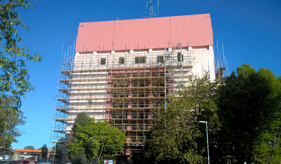 chatterton Water Tower water supply spalding enigma industrial services scaffolding