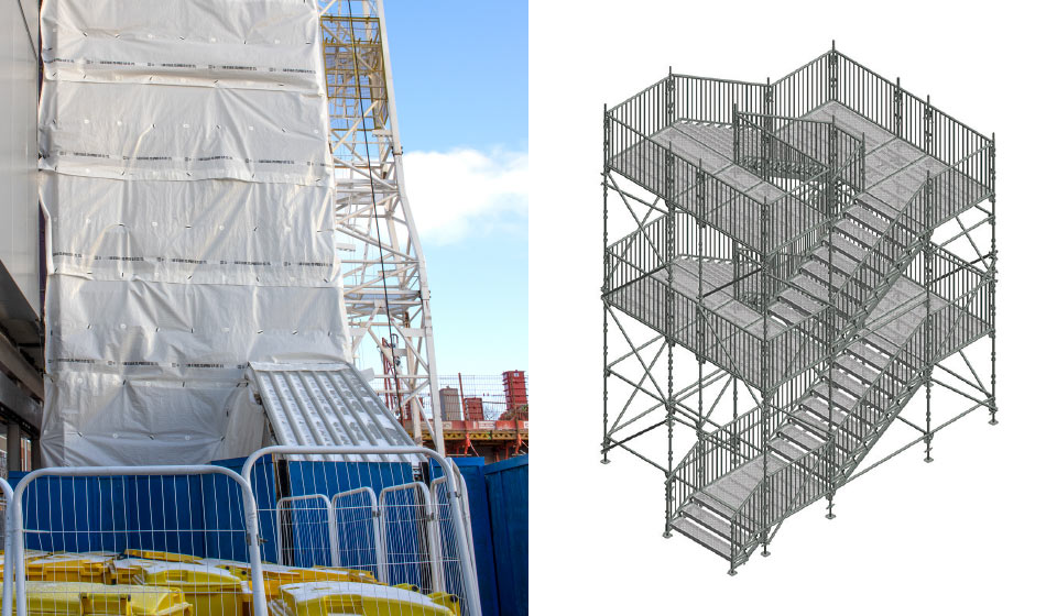christies hospital HAKI enigma scaffolding erection design service uk