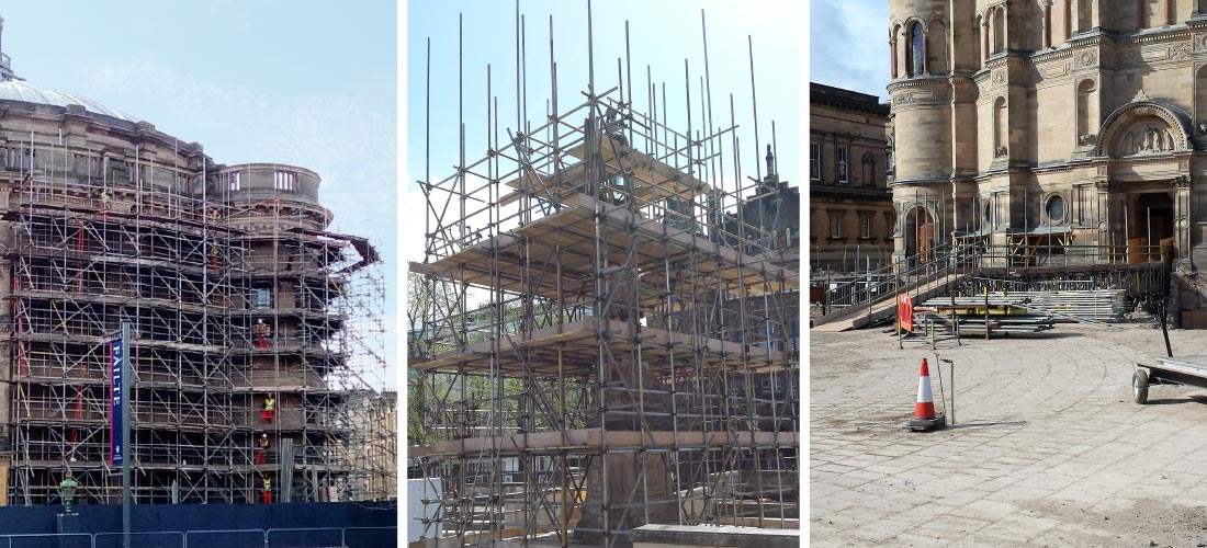 edinburgh restoration McEwan Hall stonework interior refurbishment land engineering