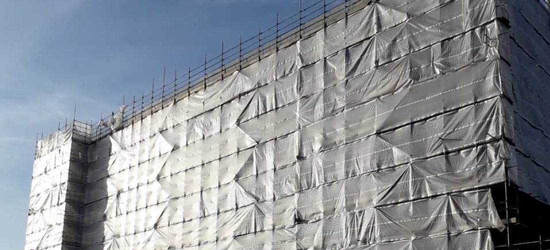 egyptian mill cotton mill bolton scaffolding refurbishment project enigma