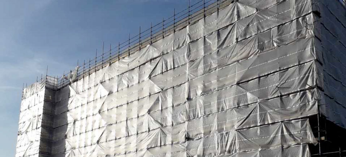 egyptian mill cotton mill bolton scaffolding refurbishment project enigma