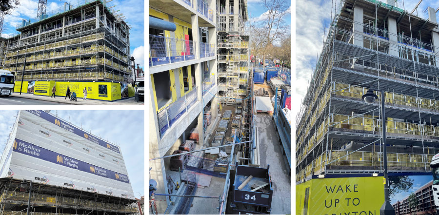 london scaffolding west end construction newbuild scaffold erector hire enigma