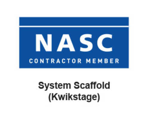 NASC System Scaffold Kwikstage certificate