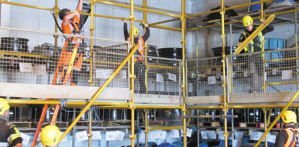 scaffolding-training-system-scaffold-tube-fitting-kwikstage-haki-CISRS-trainee-basic-card scaffolding training system scaffold tube fitting kwikstage haki CISRS trainee basic card