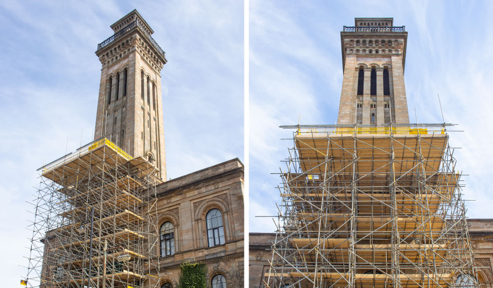 trinity tower college glasgow restoration refurbishment church apartments enigma
