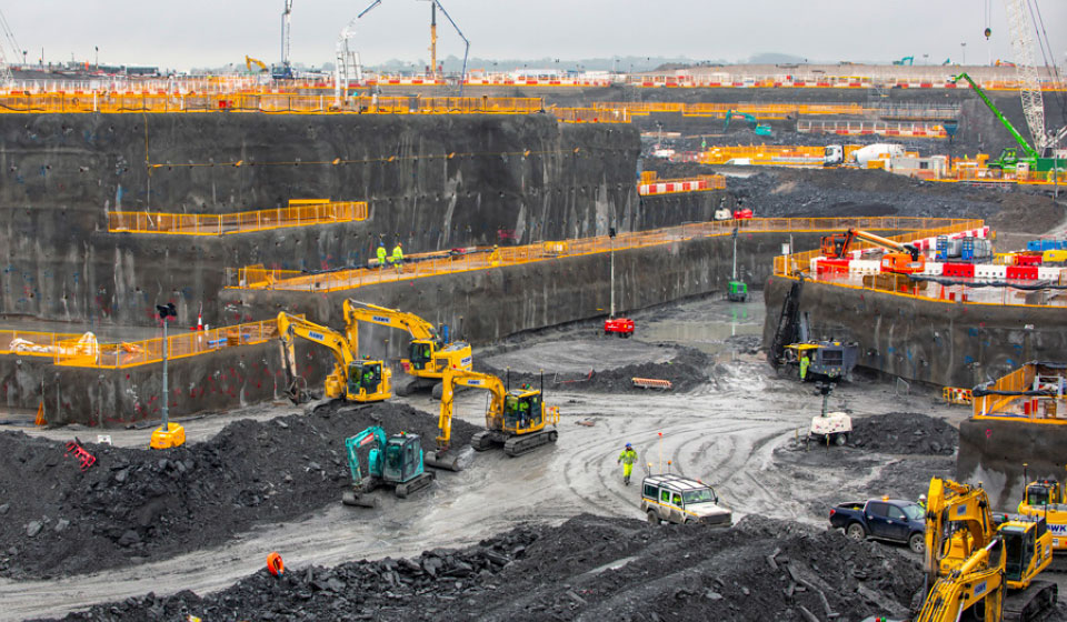 access scaffolding uk underground pipework hpc Socea Denys venture nuclear